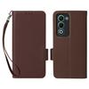 For Oppo A5 5G/4G/A5m Case with Wrist Strap Litchi Texture PU Leather Wallet Phone Cover