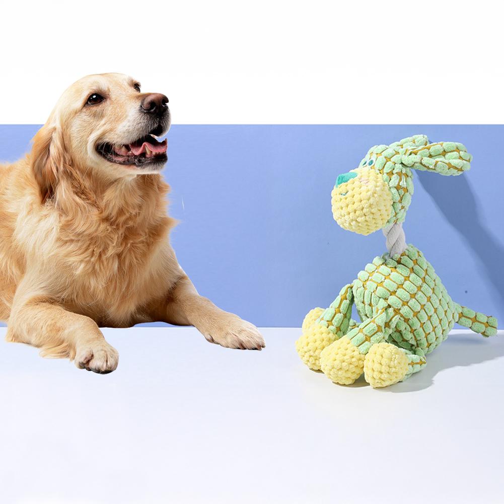 Animal Shaped Pet Toy Pet Squeak Interactive Toy Companion Bite-resistant Indoor Dog Boredom Toy Dog Grinding Tooth Health Pet Sleeping Toys