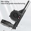 Handheld BBQ Fan Air Blower Large Air Flow Rechargeable BBQ Fan Variable Speed