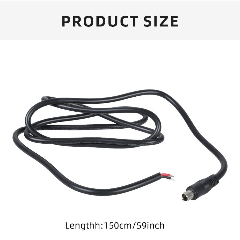 DC8020mm Extension Cable, 16AWG Male Single Head Adapter Connectors Cable for Solar Generators and Panel