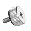 PC Case Thumb Screws M3x6mm Silver Metal Fine Thread for Quick Installation and Stable Connection Without Tools