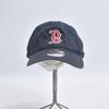 Used NEW ERA 9TWENTY Baseball Cap Boston Red Sox B Logo Fade MLB American Casual Street Hat Dark Navy USED Vintage Old Clothes Men's