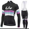 Thermal Long Sleeve Cycling Jersey Bib Tights Set Road Bike Riding Winter Warm Fleece-Lined Performance Gear