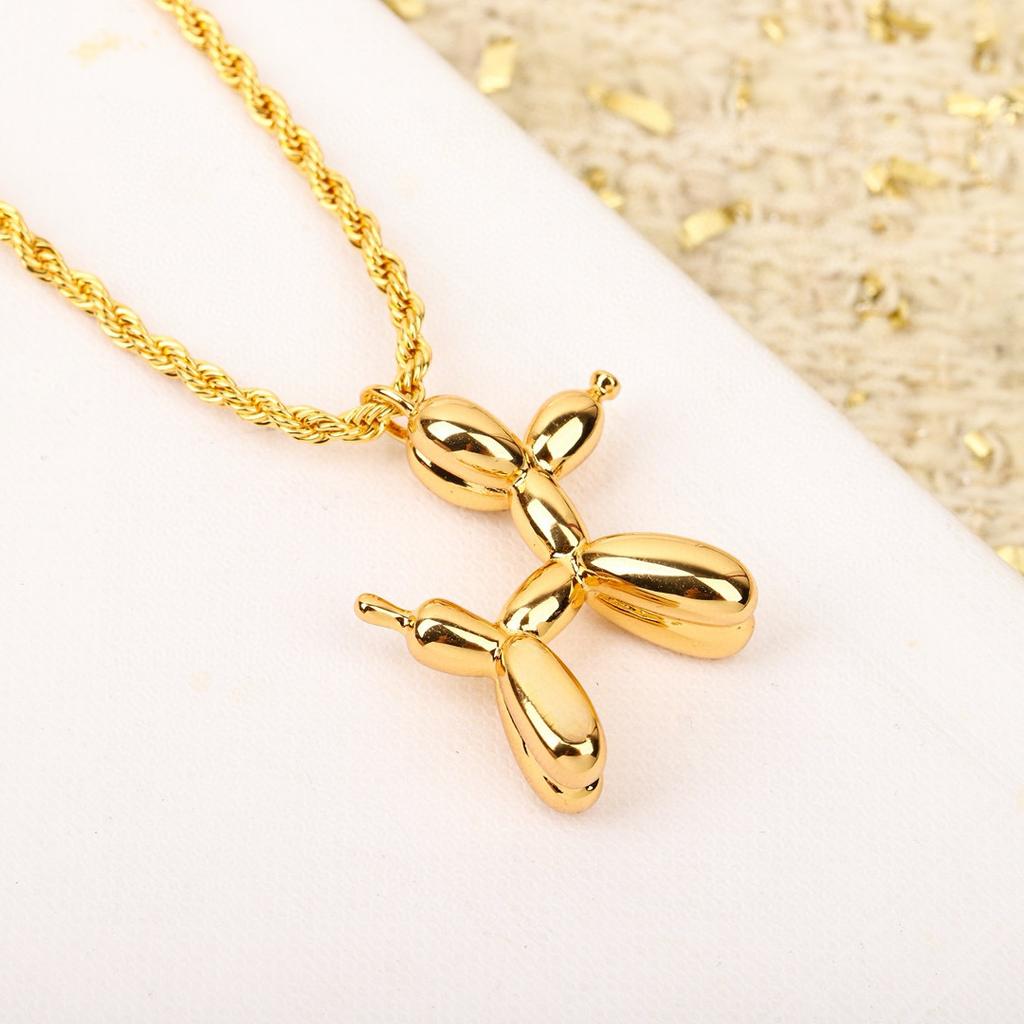 Latest Hot Brand Classic Women's Necklace Luxury Jewelry For Women Fashion Balloon Puppy Design Pendant Party Chain Necklaces