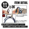 TITAN MANIA Titanium Mania Key Ring, Gray, 4 M Size, Titanium Key Chain, Motorcycle,