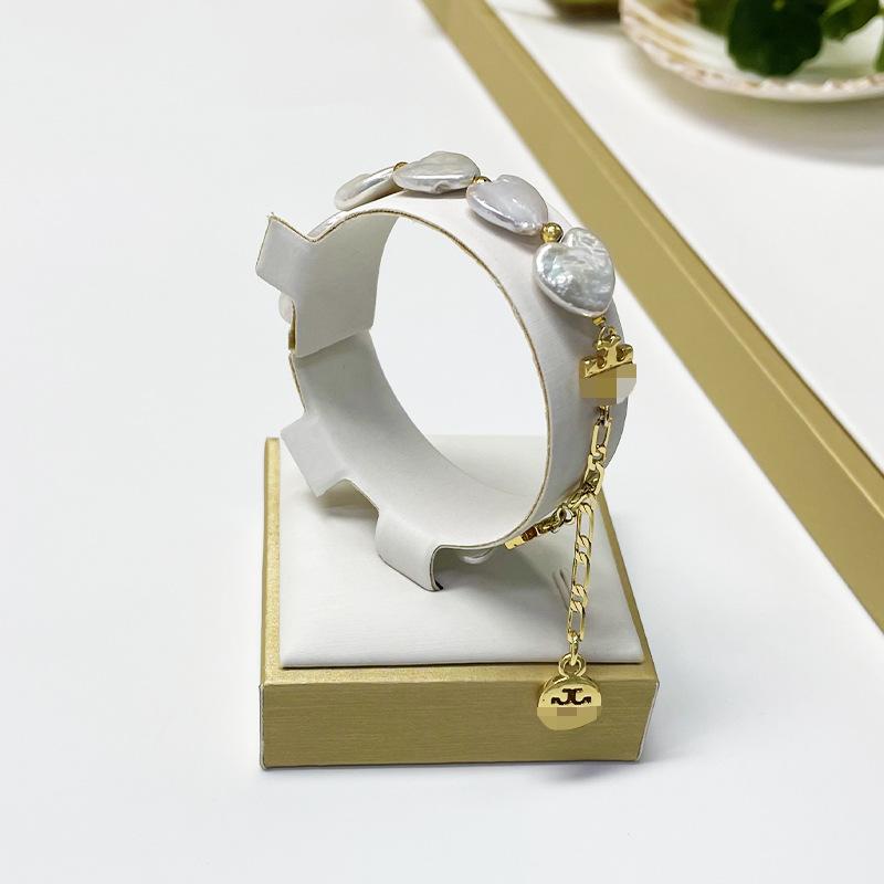 

Браслет Love Baroque из натурального пресноводного жемчуга, персонализированные модные новые аксессуары