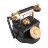 Retro Rotary Dial Phone Vintage Rotary Telephone Decor Statue Artist Figurine Cafe Bar Window Decor