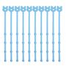 Fascette per Cavi in Silicone Riutilizzabili a Forma di Orsetto per Sigillare Sacchetti Fascetta Zip Multifunzione Twist Tie per Conservazione Alimenti Gestione Cavi
