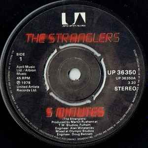 7inch Record STRANGLERS - 5 Minutes UP36350 United Artists  1978 UK Rock Used