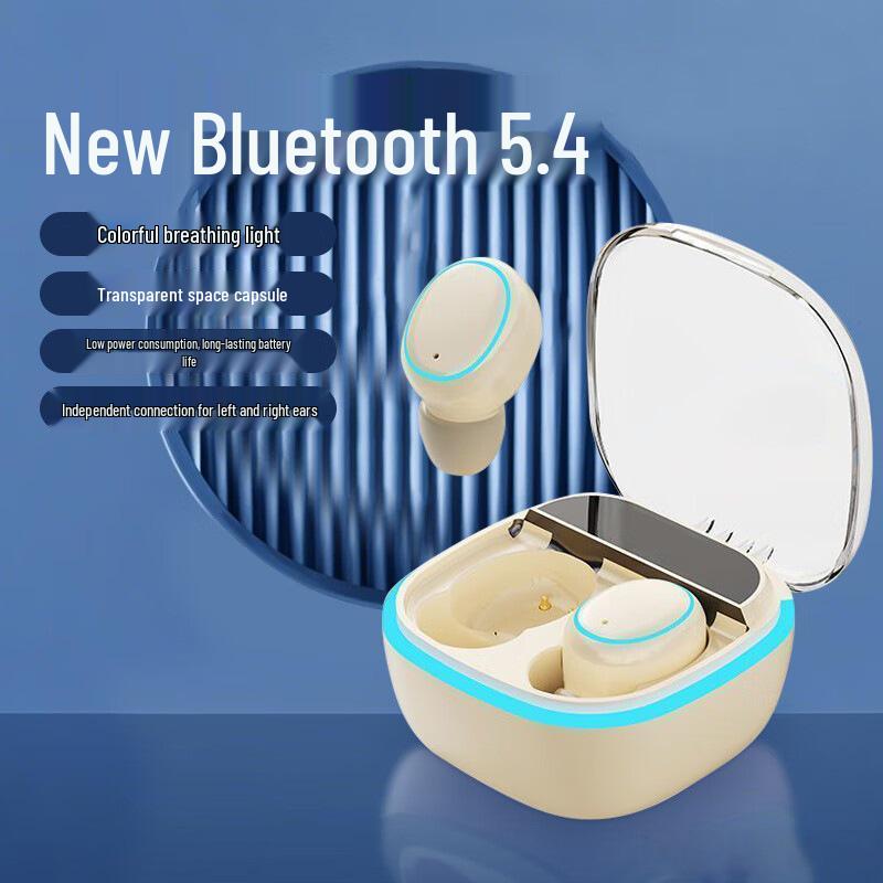 X1 Bluetooth Earbuds: Long-Lasting Battery, High-Quality Sound, Noise Cancellation, Digital Display, Transparent Capsule Design, Colorful In-Ear Fit