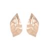 Titanium Steel Pleated Geometric Earrings for Women, New Irregular Round Square Heart-shaped Earrings, Vintage Earrings Trend