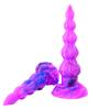 Liquid Silicone Butt Plug Set for Beginner & Advanced, Soft Flexible Realistic Anal Sex Toy for Men & Women