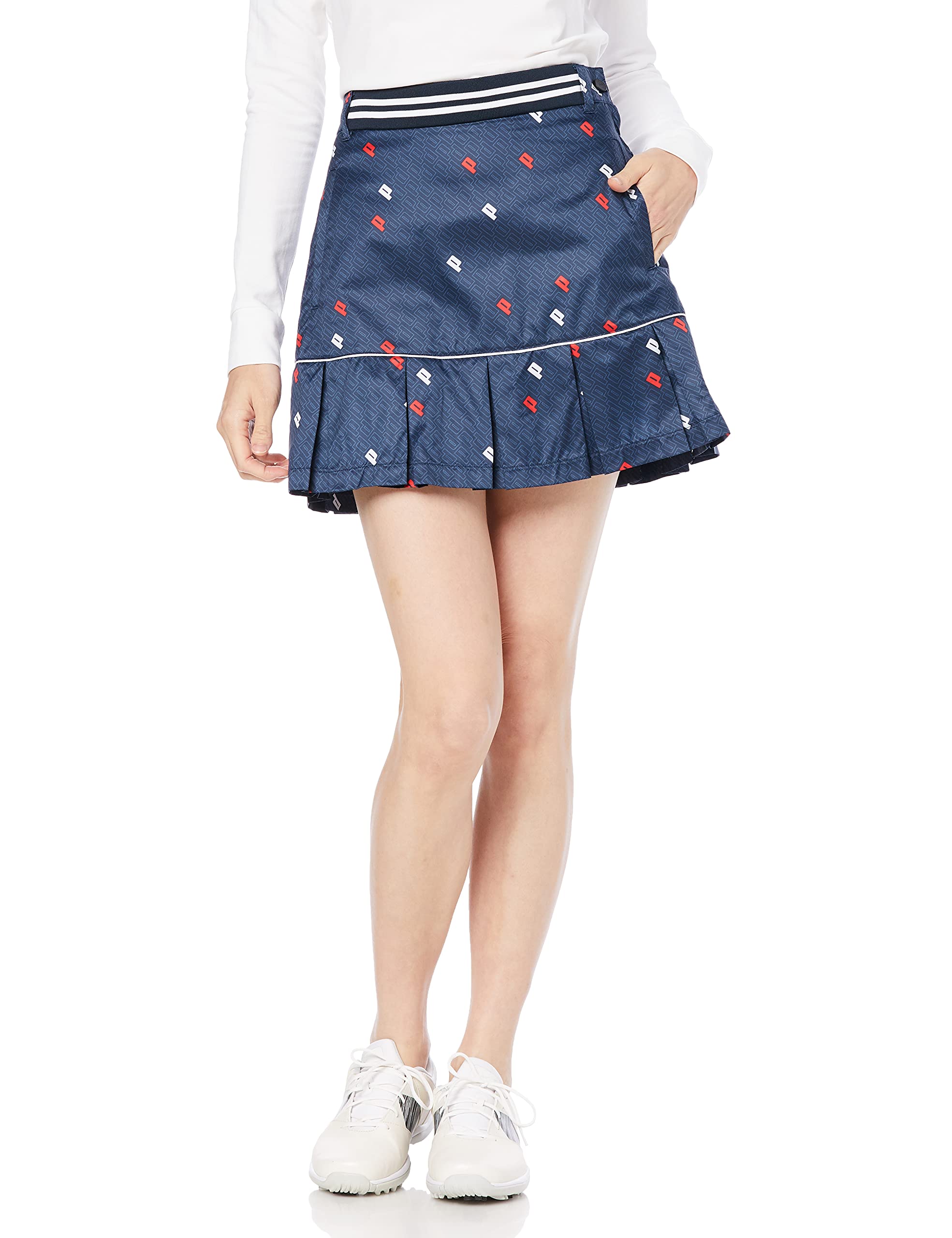 

Skirt Golf W Graphic Pleated Skirt 930399 Navy Blazer M [PUMA] Women s