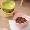 Large Diameter Elevated Cat Bowl Anti-spill High Foot Bowl Easy Clean Water Bowl Indoor Use
