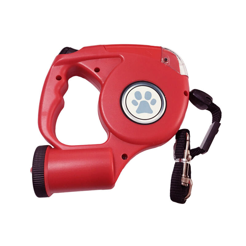 3-in-1 Multi-Purpose Automatic Dog Leash (Red)