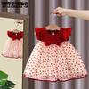 Children's Dress Sweet Short Sleeved Princess Dress for Girls Summer Stylish and Caring Fluffy Dress Baby's Children's Clothing