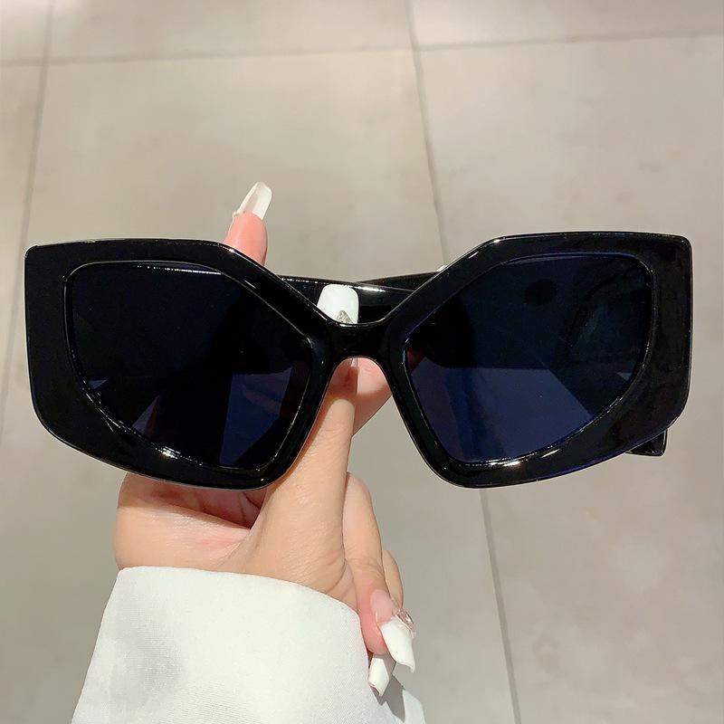 Oversized Rainbow Cat Eye Sunglasses Women For Men Luxury Brand Designer Vintage Sun Glasses Popular Punk Big Frame Shades