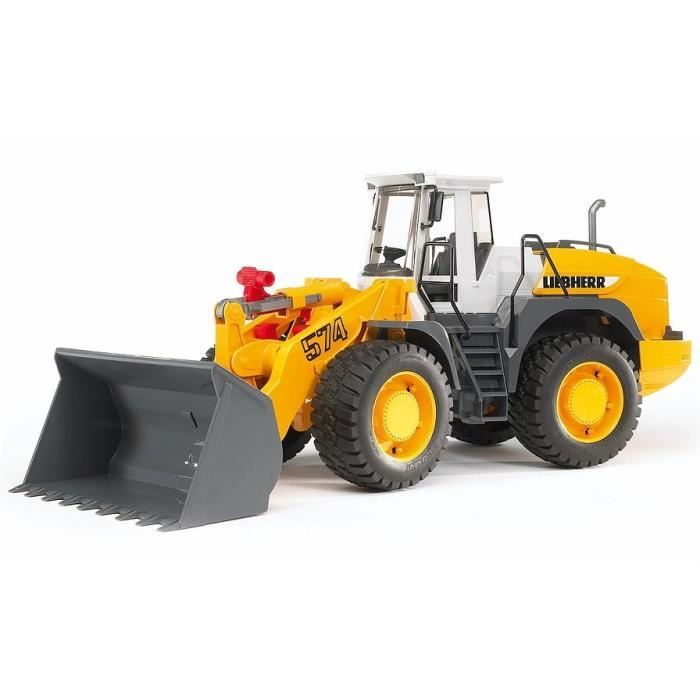 Chargeur Articulé Liebherr L574 - BRUDER - Jaune et Noir - Intérieur - A partir de 3 ans