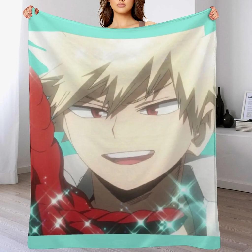 Illusion Bakugou Throw Blanket Summer Blanket Blankets For Baby Luxury Brand Blanket Cute Blanket Plaid