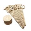 Wooden Wedding Supplies Wedding Place Holder Table Number Figure Card Digital Seat Decoration Hot Sale 10Pcs/Pack 2025