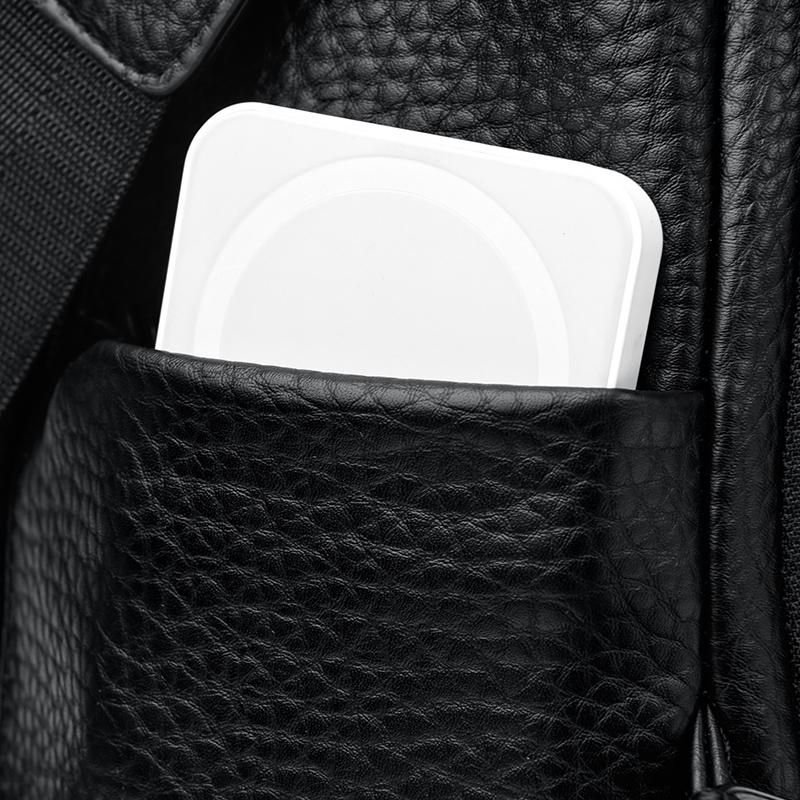 Backpack Retro Women's Anti-theft Backpack Soft Leather Schoolbag Reduced Burden Large Capacity Travel Bag