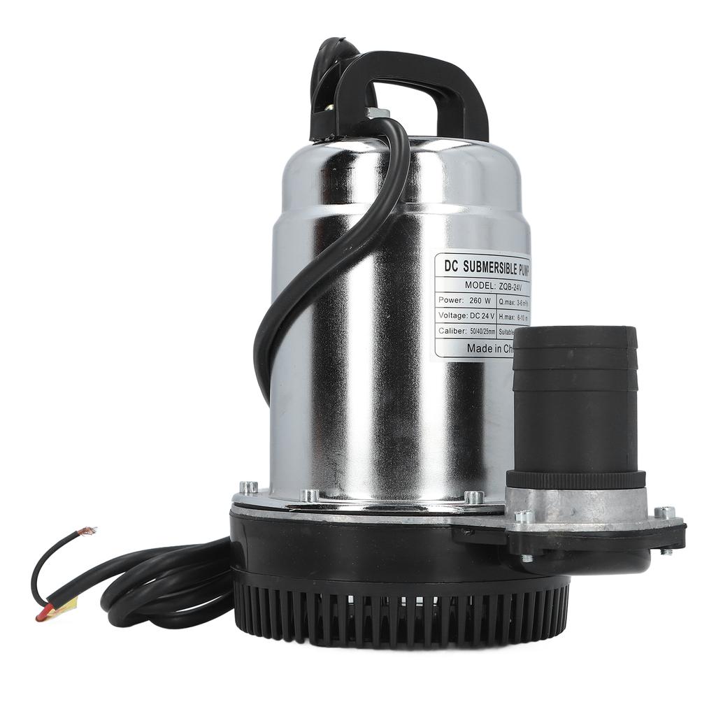 Solare Wasserpumpe DC24V 260W Hohe Förderhöhe Solare Tiefbrunnen-Tauchpumpe mit 1in 1.5in 2in Ausgang