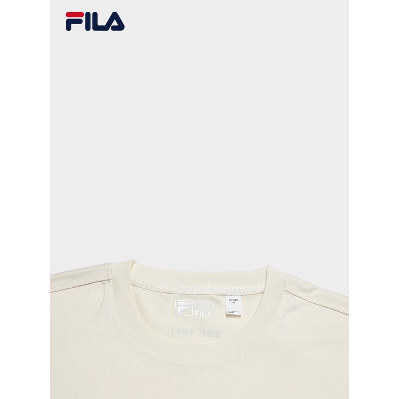 FILA Men's Casual Pure Cotton Long-Sleeve T-Shirt
