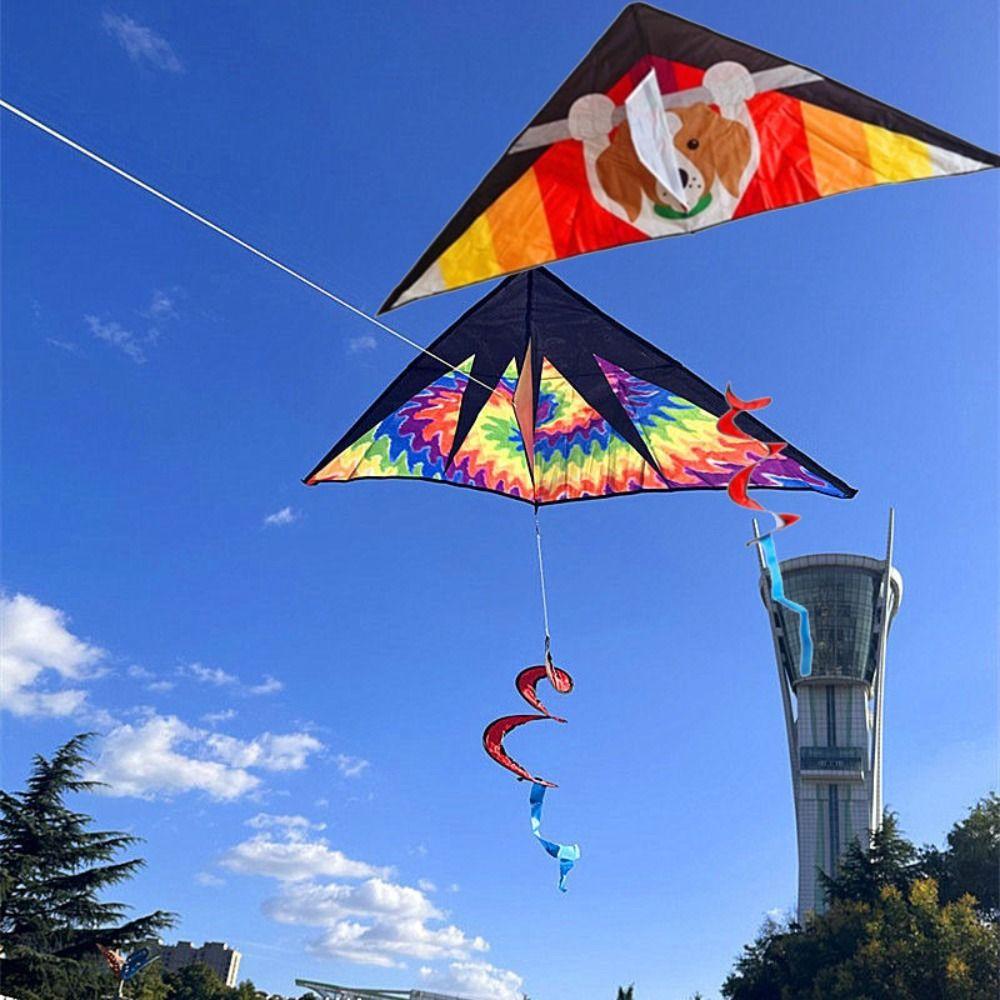 Good Flying Children's Kite 1.22m Outdoor Flying Toy New Large Beach Delta Kites  Fun Sports