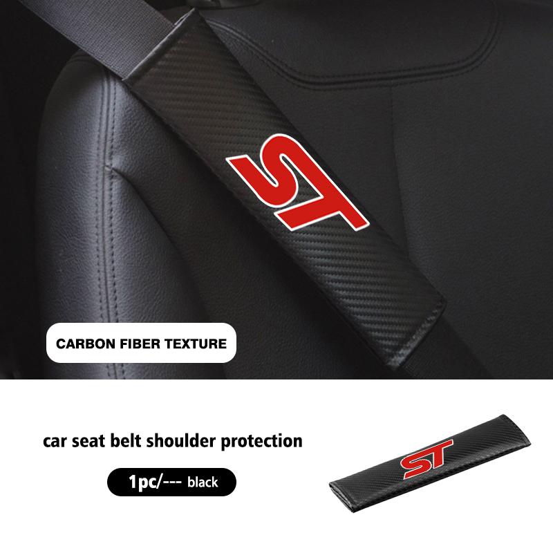 1/2PCS Car Seat Belt Covers Shoulder Cushion Protector Pad For Ford Fiesta mk7 mk5 mk8 mk4 mk6 1995-2011 2012 2013-2023