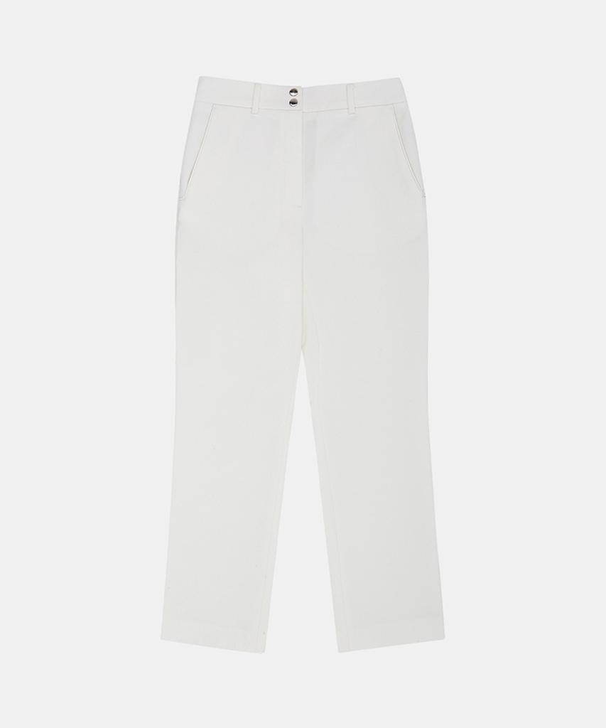 AVEN Pocket Sideline Bootcut Pants White