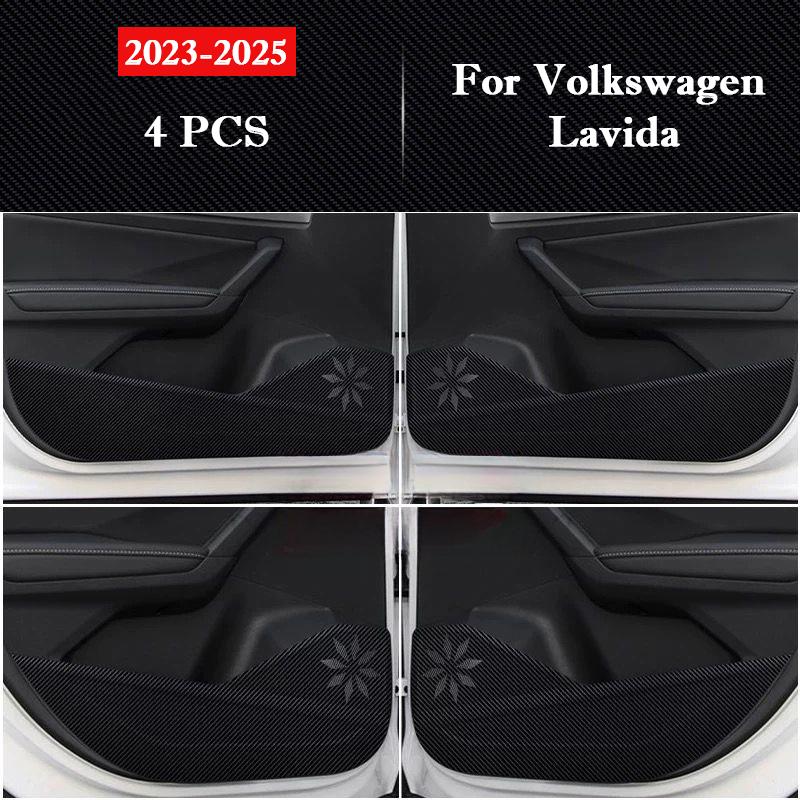 For Volkswagen Lavida 2013-2026 Car Door Anti Kick Pad Glove Box Protection Stickers Scratch Resistant Film Interior Accessories