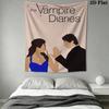 The Vampire Diaries Pattern Home Decor Tapestry, Wall Hanging, Decorative RV Wall Cloth.SGT0917515