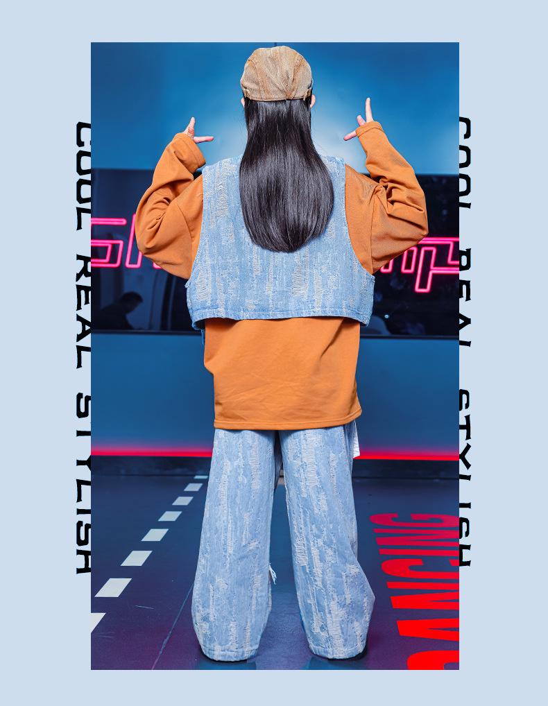 Children's Hip-Hop Fashion: Boys' and Girls' Trendy Streetwear Shirts & Jackets