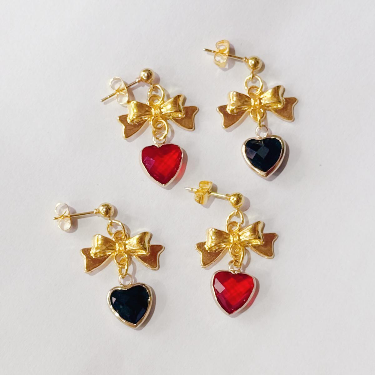 

Gothic Punk Flame Cross Drop Earrings, Vintage Y2K Statement Jewelry