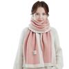 JIUMU Women's Pure Wool Scarf & Shawl Gift Set