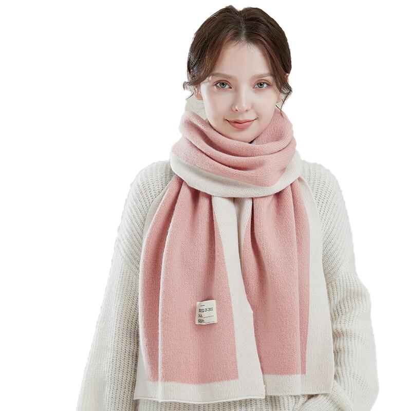 JIUMU Women's Pure Wool Scarf & Shawl Gift Set