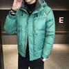 Men's Down Jacket Workwear Hooded Cotton-padded Jacket Casual and Thick Cotton-padded Jacket for Autumn and Winter