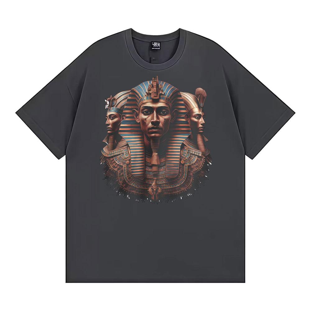 Egyptian Pharaoh Graphic Ancient Egypt Art Meme Tee Shirt Men Women Harajuku Vintage Fashion Humor Tshirts Short Sleeve T Shirt