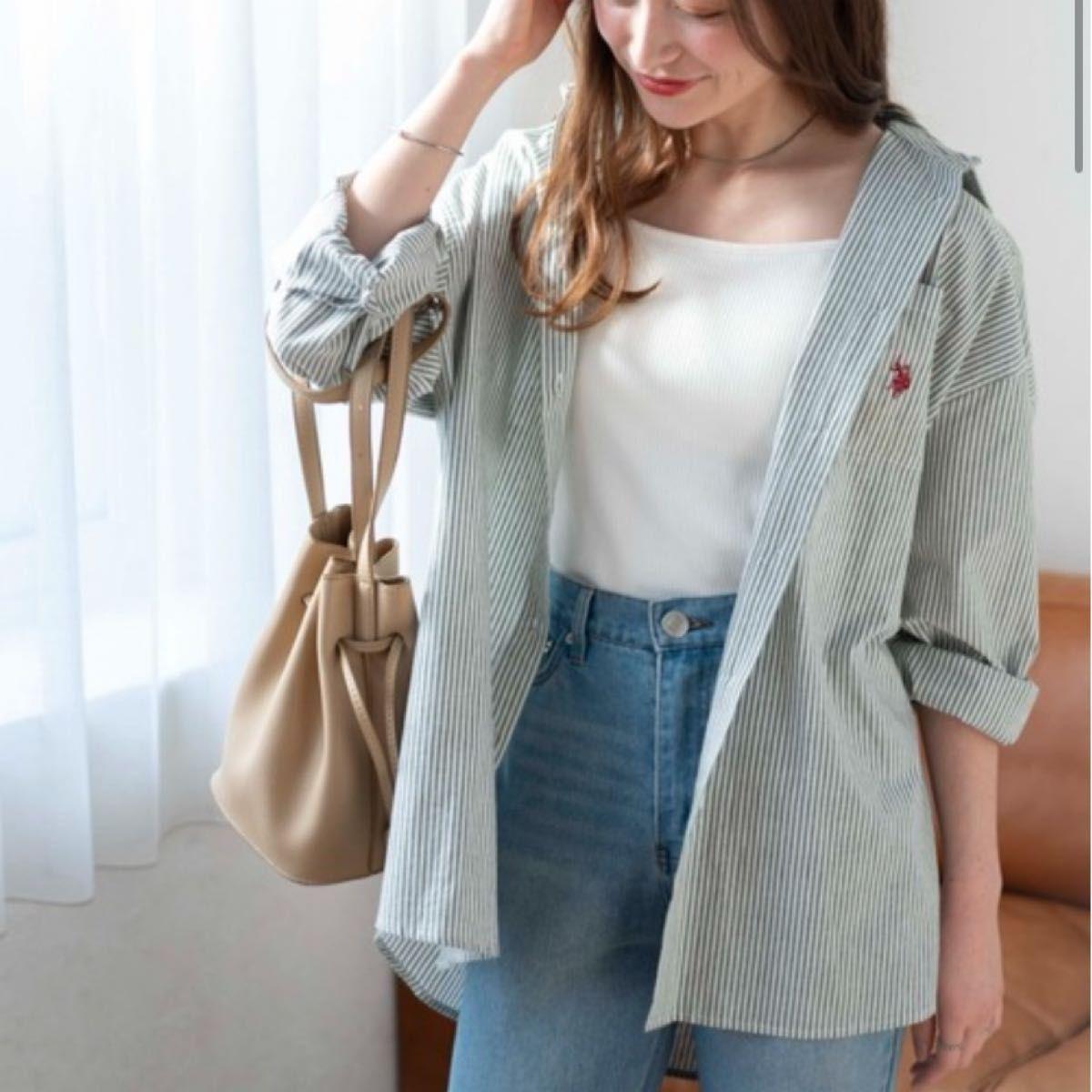 [U.S. POLO ASSN.] WEGO/U.S. POLO ASSN. Big Silhouette Shirt