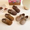 2026Spring New Style Children's Girls' Leather Shoes Princess Shoes Autumn Girls' Princess Shoes