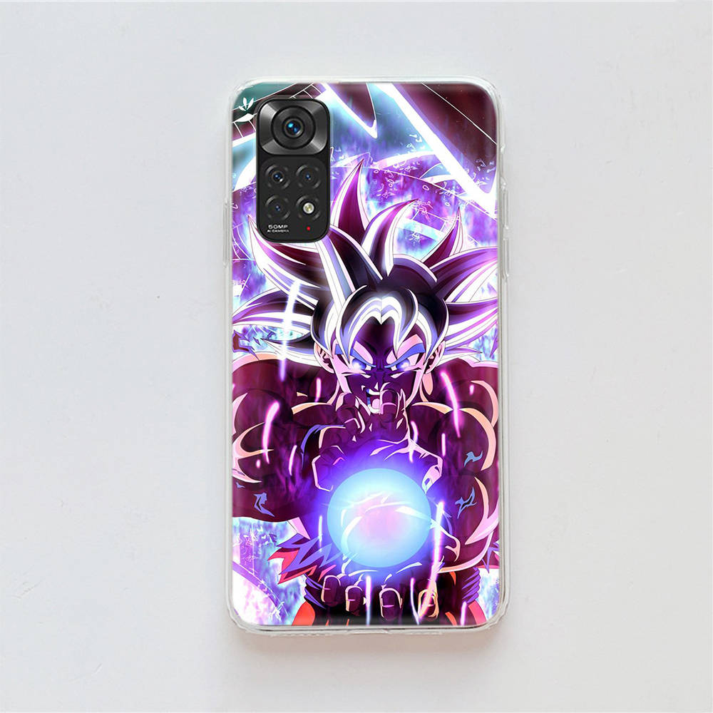 DT36 Dragon Ball Case for Samsung A04 A14 A23 A34 A54 M23 M33 M52 M53 Realme 10 9 C30S C35 C55 VIVO Y02S Y21 Y33S Y51 X80 Pro Clear Cover