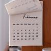 2025 Artistic Wall Calendar: Stylish Yearly Hanging for Homestay Room Décor