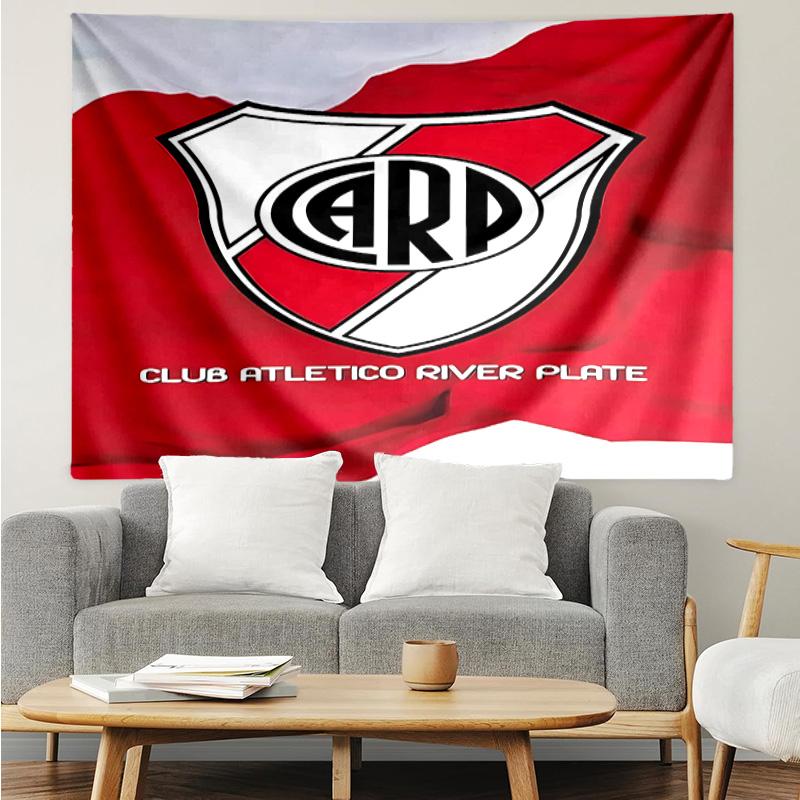 Club Atlético River Plate Tapestry for Bedroom Aesthetic Classroom Tapestries Wall Hanging for Living Room Dorm Office,Ideal Creative Gift
