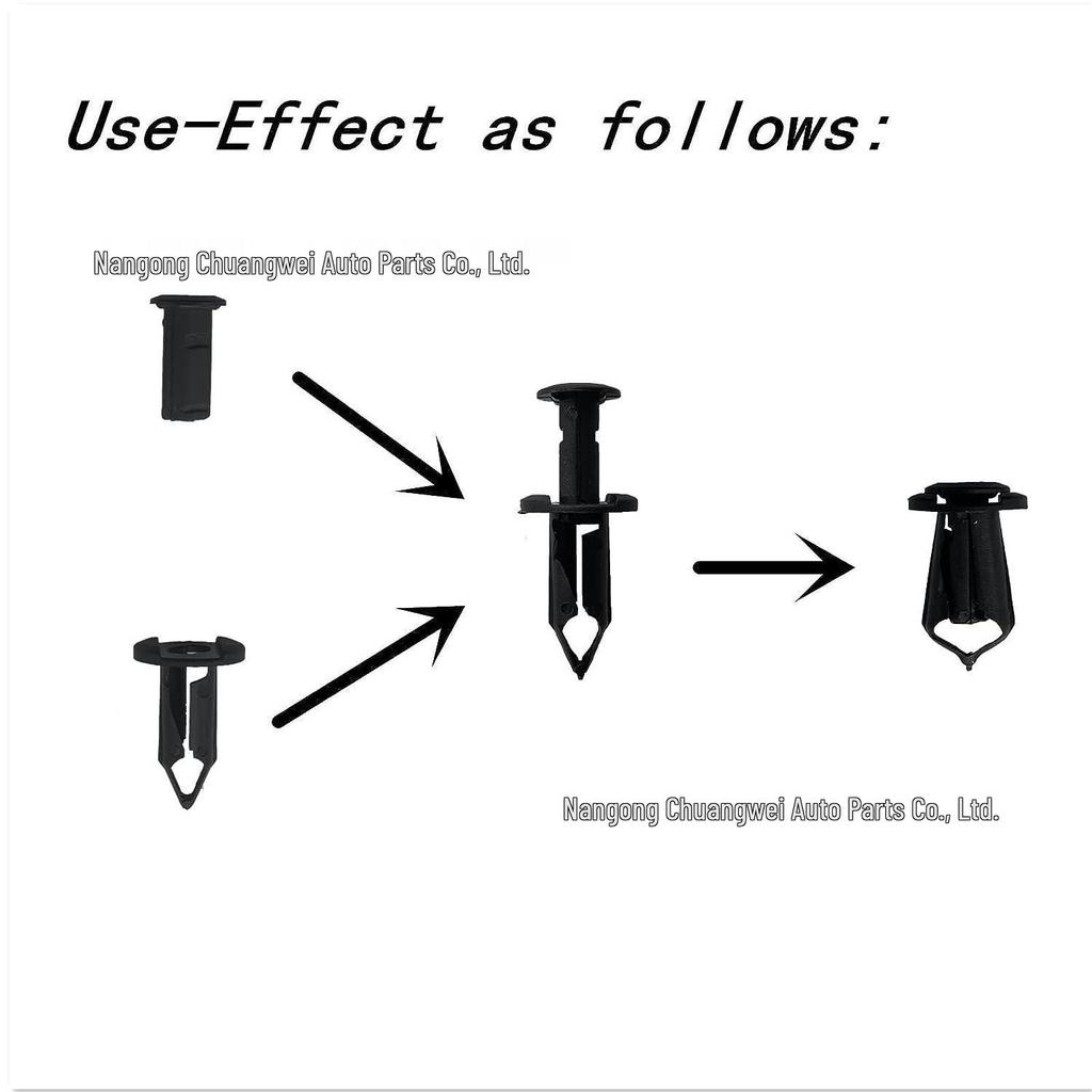 Ford Focus, Mondeo, S-Max, Fiesta, Kuga Retainer Clip for Bumper/Fender B27