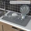 Multifunctional Non-slip Silicone Heat Mat: Protective Induction Cooker & Draining Mat with Convenient Storage
