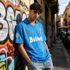 Klub Napoli Vintage Klasyczna Koszulka Piłkarska Krótki Rękaw Street Casual Styl Hip Hop Serie A