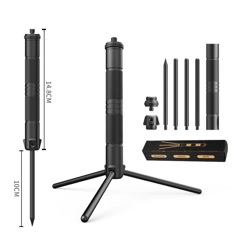 PULIAN Outdoor Camping Folding Tripod Stand