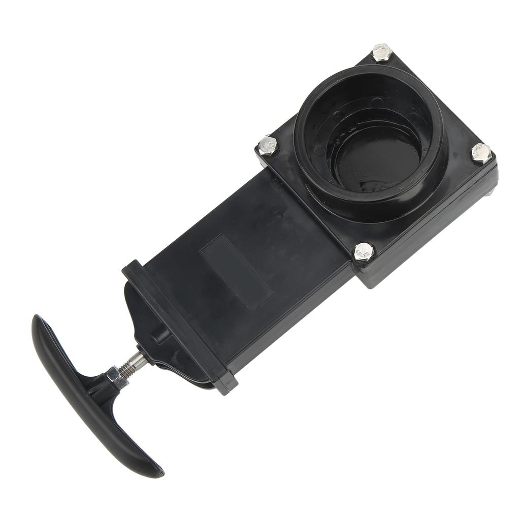 RV Drain Valve Waste Sewer ABS Valve Wear Resistance for Caravan Water Tank 50mm ID