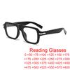Oversized Square Reading Glasses Men Women Luxury Brand Black Eyeglasses Anti Blue Light Presbyopic Prescription Glasses