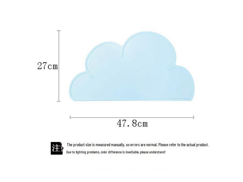 

Детский силиконовый поднос и обеденный столик в форме облака Nordic